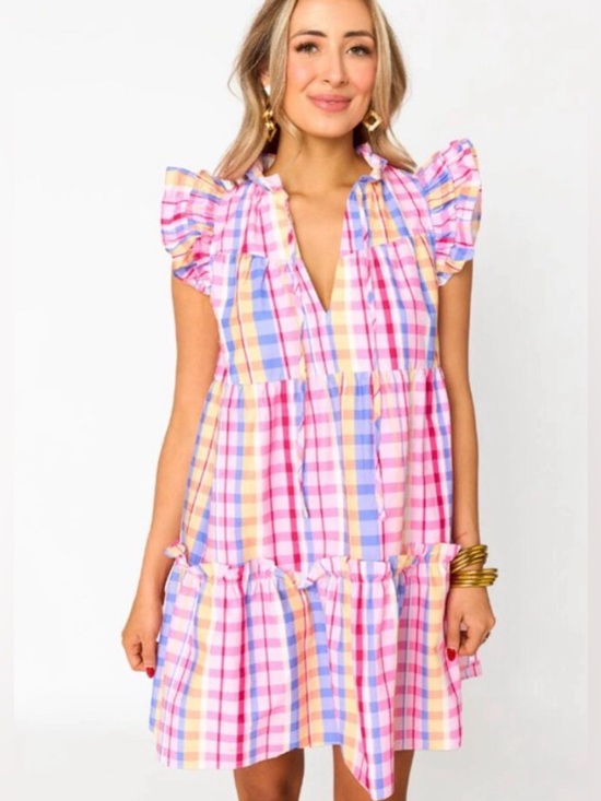 Buddy Love Dresses & Skirts - Aubrey Gelato Ruffle Shoulder Dress. Size XS.  Buddy Love.